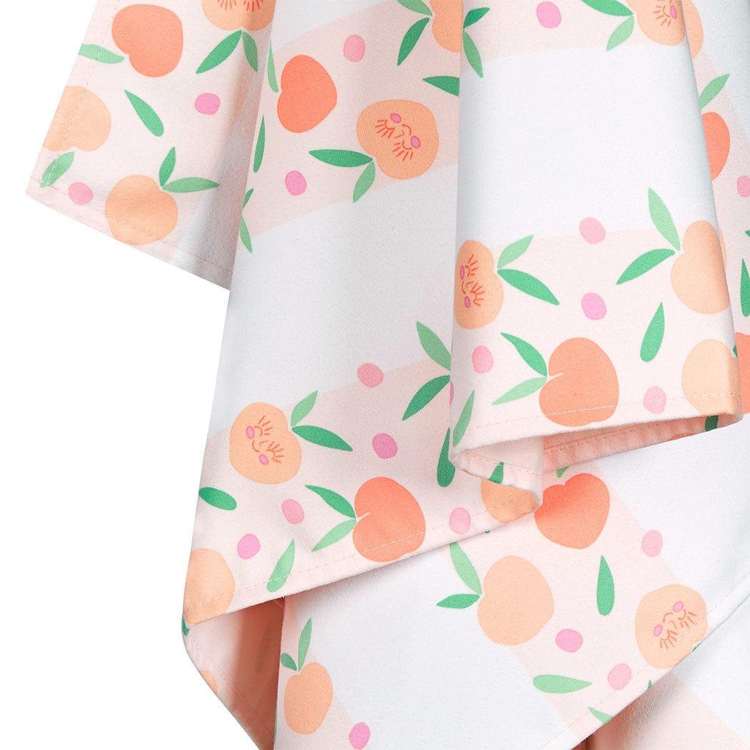 Lupipop Dock & Bay Beach Towel KIDS Collection | Quick Dry | Peach Party