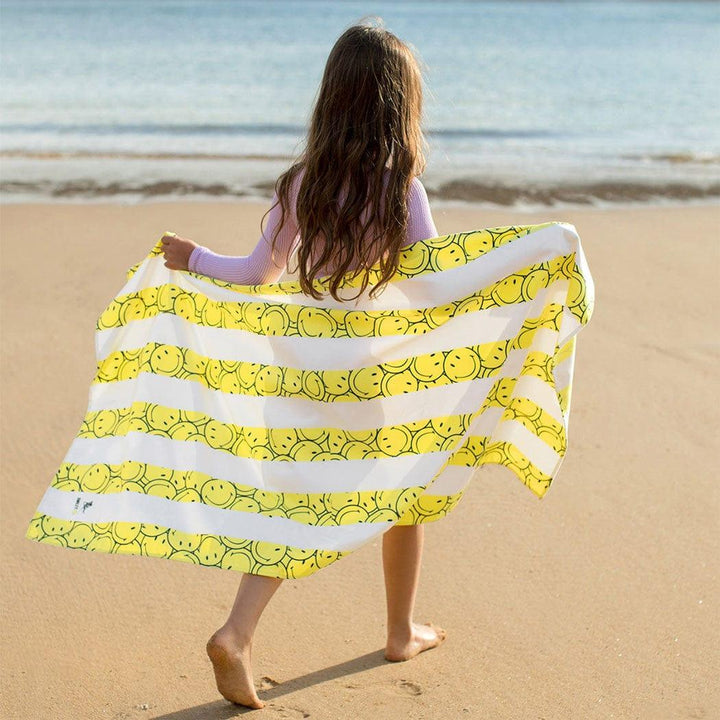 Dock & Bay Dock & Bay Beach Towel KIDS Collection | Quick Dry | Smiley