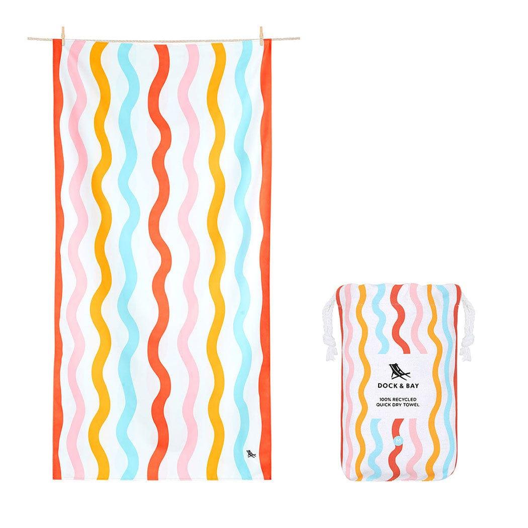 Dock & Bay Dock & Bay Beach Towel KIDS Collection | Quick Dry | Squiggly