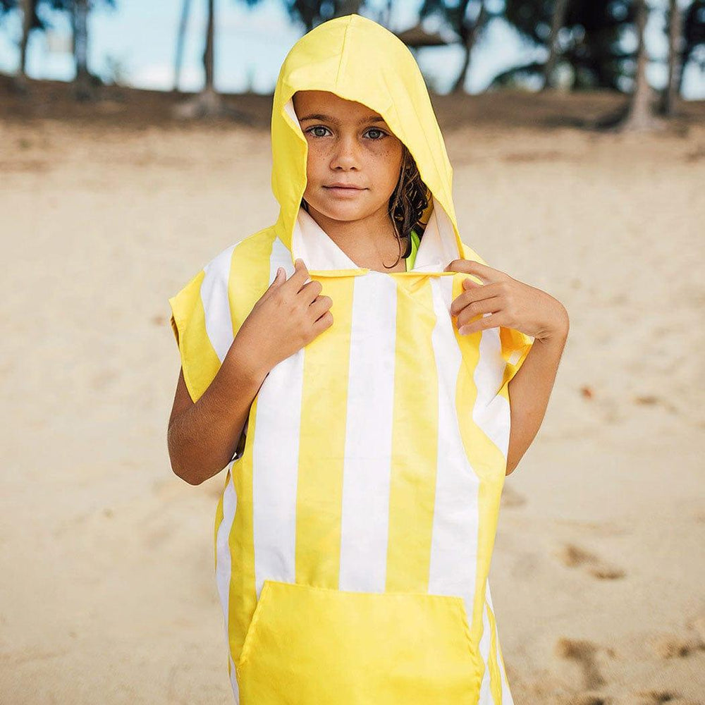 Dock & Bay Dock & Bay KIDS Poncho Hooded Towel -Mini Cabana Collection-Boracay Yellow
