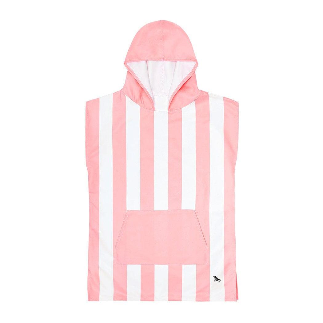 Dock & Bay Dock & Bay KIDS Poncho Hooded Towel -Mini Cabana Collection-Malibu Pink