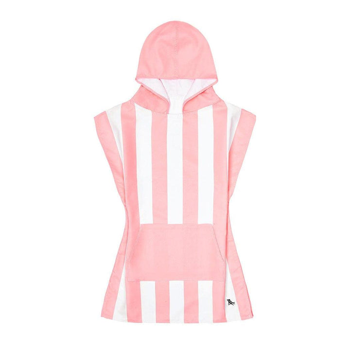 Dock & Bay Dock & Bay KIDS Poncho Hooded Towel -Mini Cabana Collection-Malibu Pink