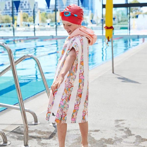 Dock & Bay Dock & Bay KIDS Poncho Hooded Towel - Pink Power