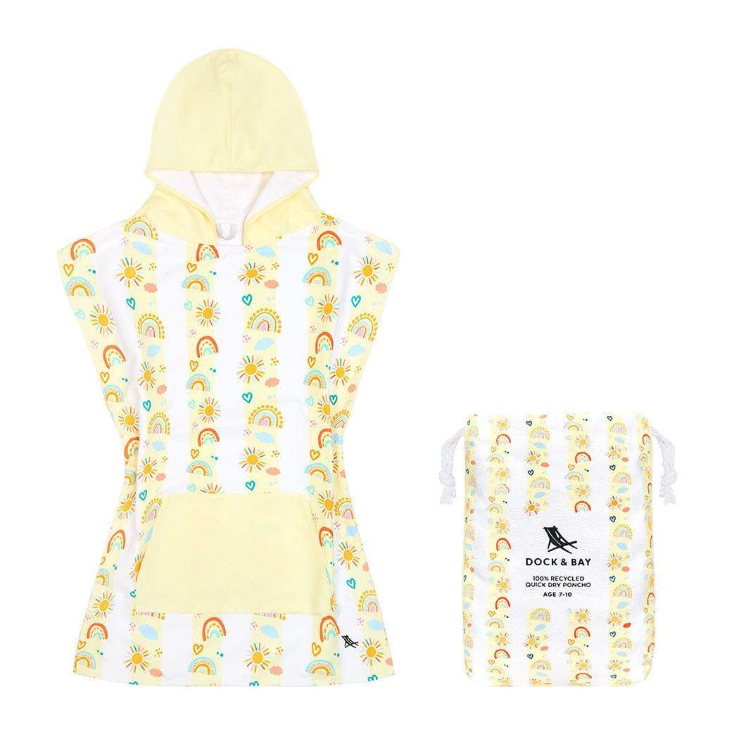 Dock & Bay KIDS Poncho Hooded Towel - Rainbow Road – Lupipop
