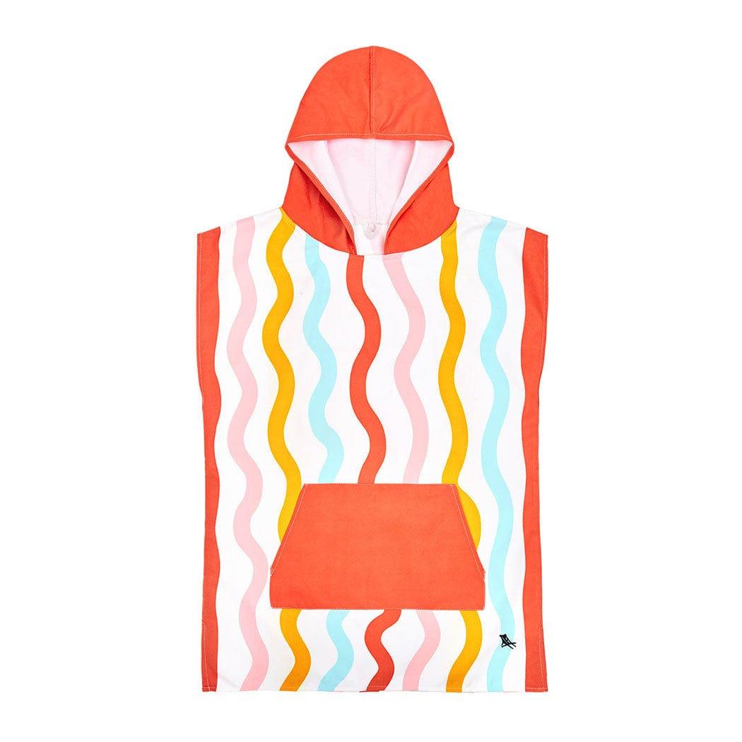 Dock & Bay Copy of Dock & Bay KIDS Poncho Hooded Towel - Squiggle Face