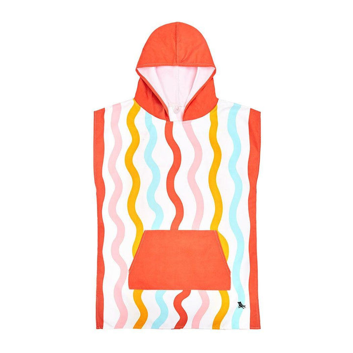 Dock & Bay Copy of Dock & Bay KIDS Poncho Hooded Towel - Squiggle Face