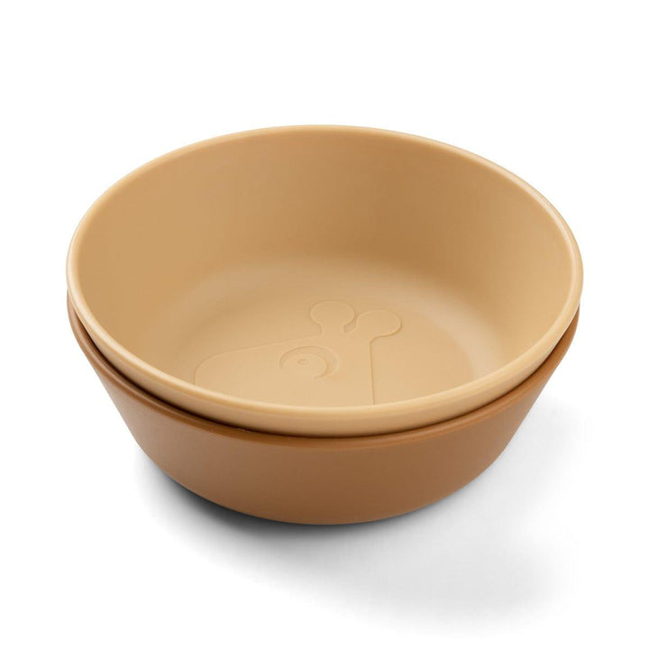 Done by Deer Done by Deer Kiddish Raffi Bowl 2 Pack-Mustard