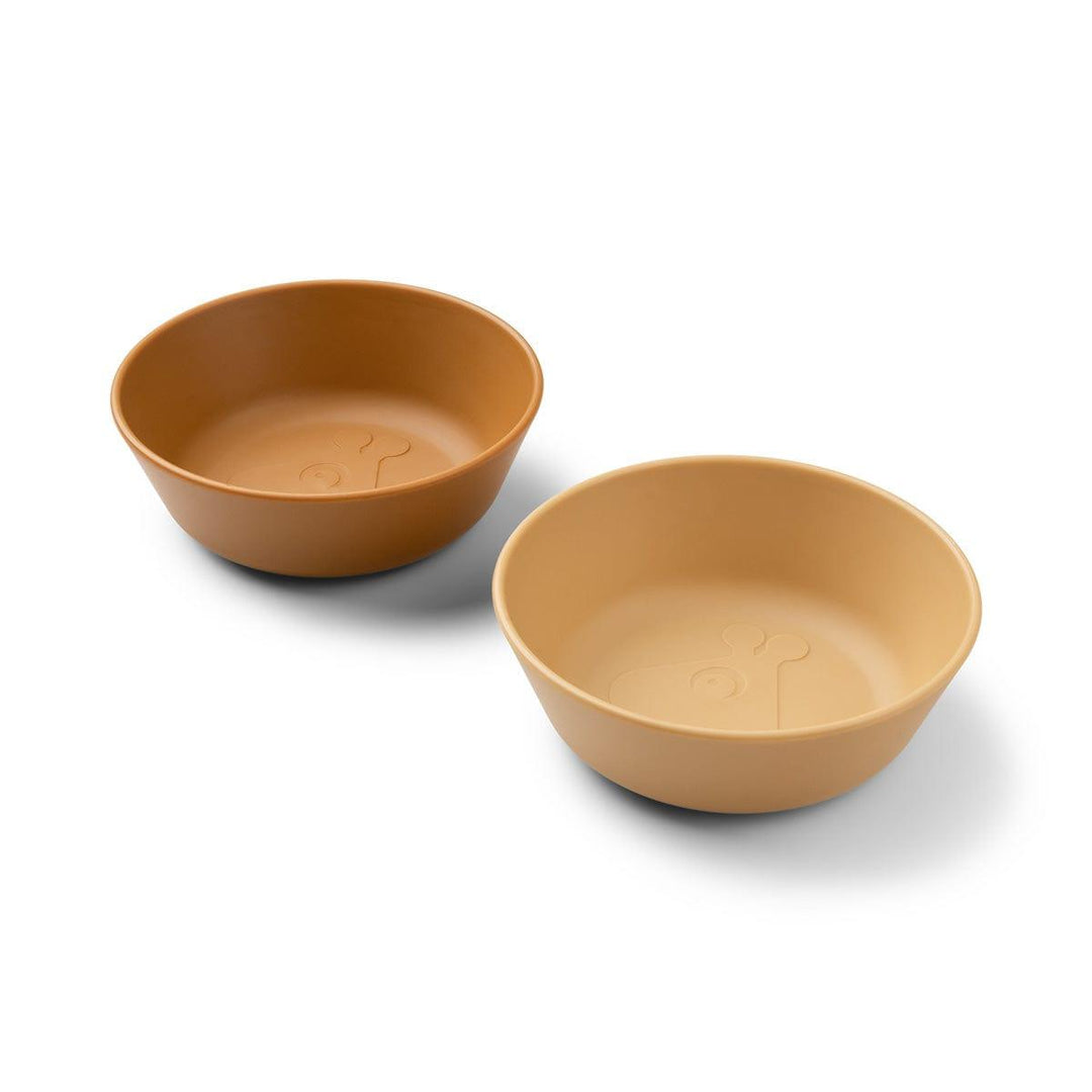 Done by Deer Done by Deer Kiddish Raffi Bowl 2 Pack-Mustard