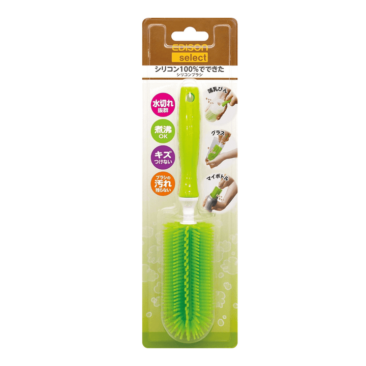 EDISON mama Green EDISON mama Silicone Baby Bottle Brush