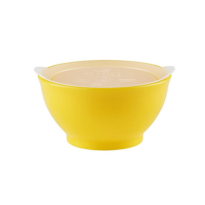 eLipse Yellow Elipse Kids Spill-Proof Anti-Slip Bowl Stage 1 | Single Pack with Lid
