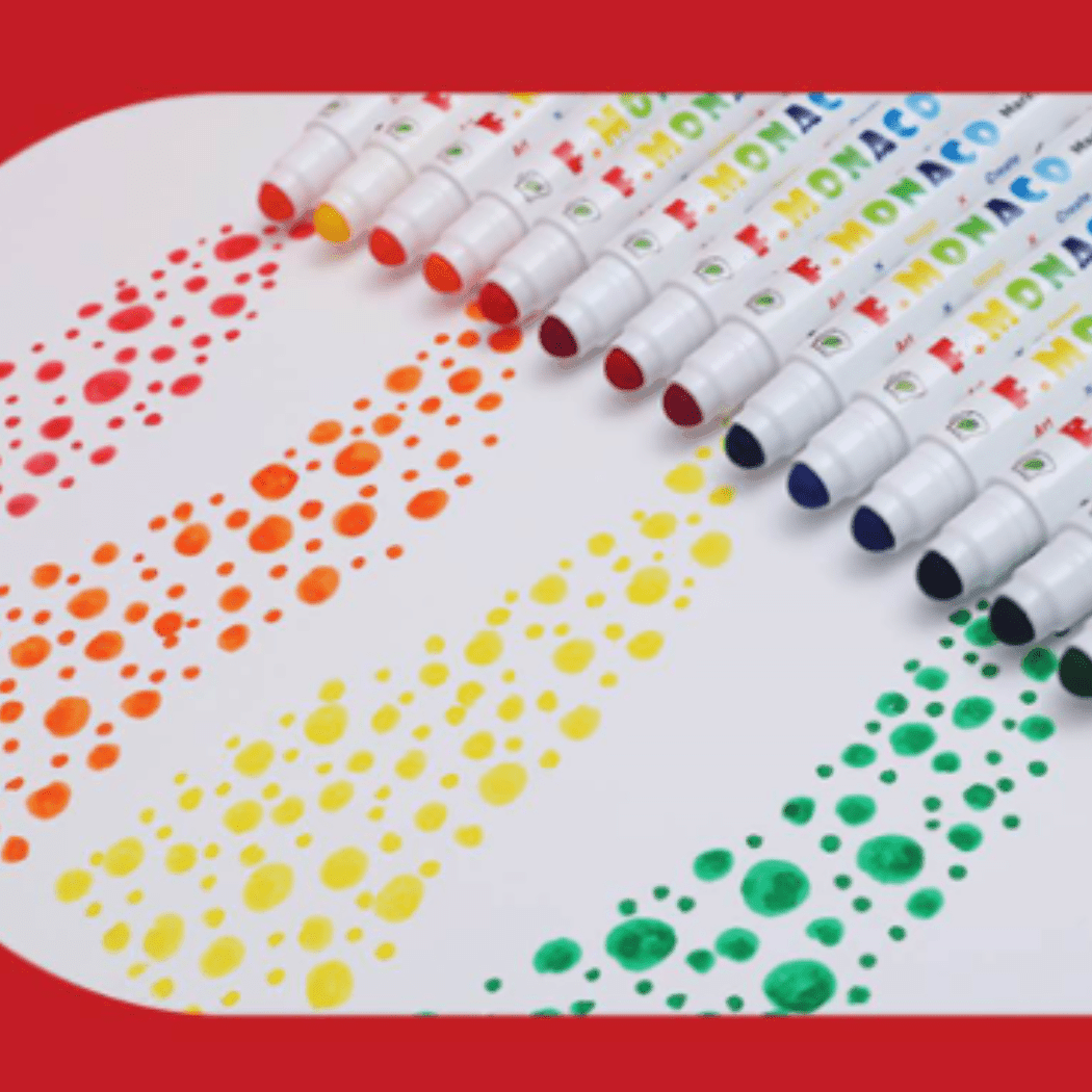 Flower Monaco Flower Monaco Round Washable Marker