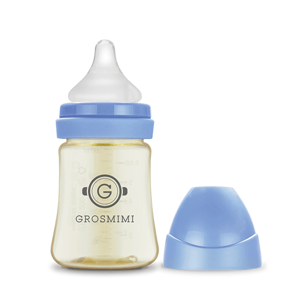 Grosmimi Sky Blue Grosmimi PPSU Feeding Bottle 200ml (Newborn)