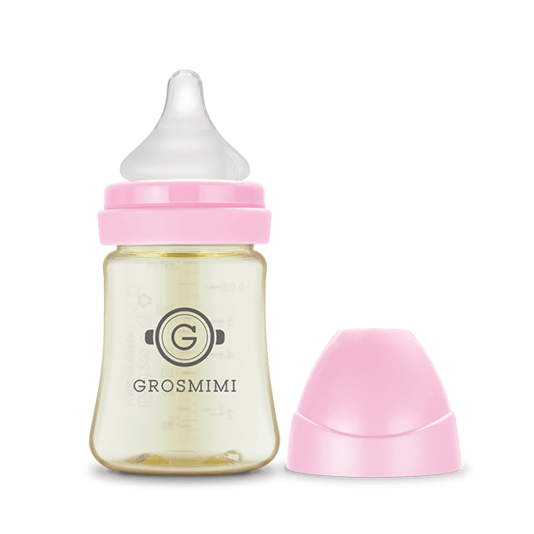 Grosmimi Pink Grosmimi PPSU Feeding Bottle 200ml (Newborn)