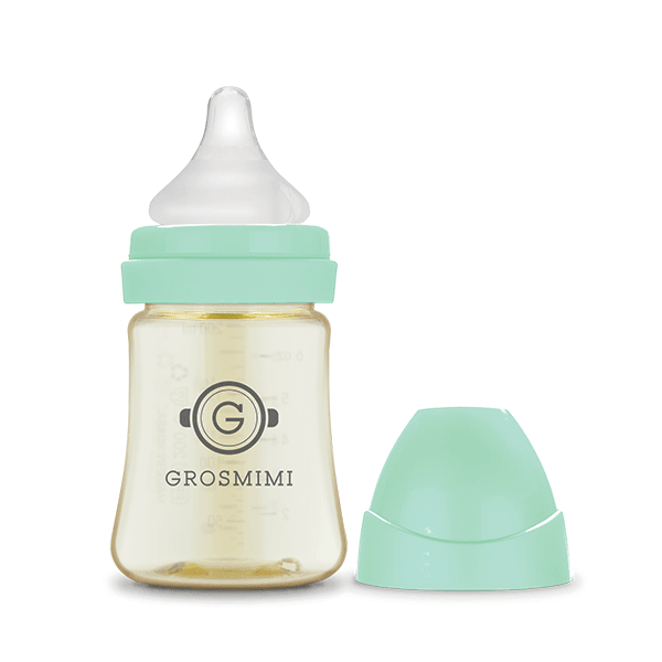 Grosmimi Aqua Green Grosmimi PPSU Feeding Bottle 200ml (Newborn)