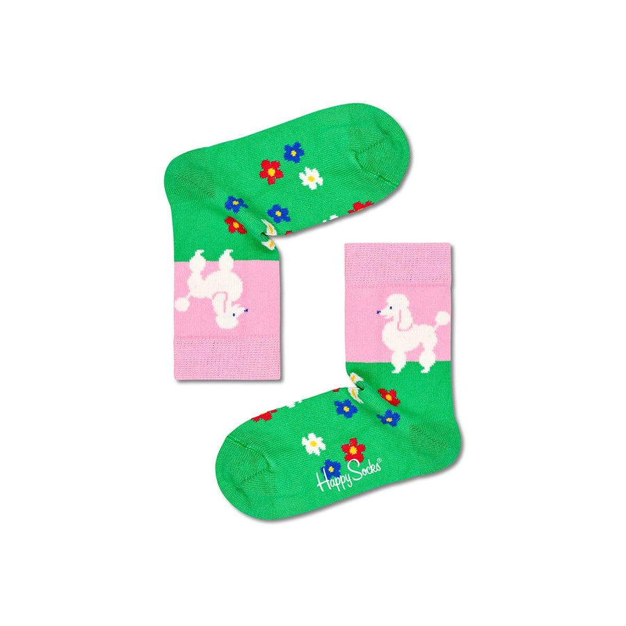 Happy Socks 2-3Yrs Happy Socks Kids Poodle & Flowers Sock