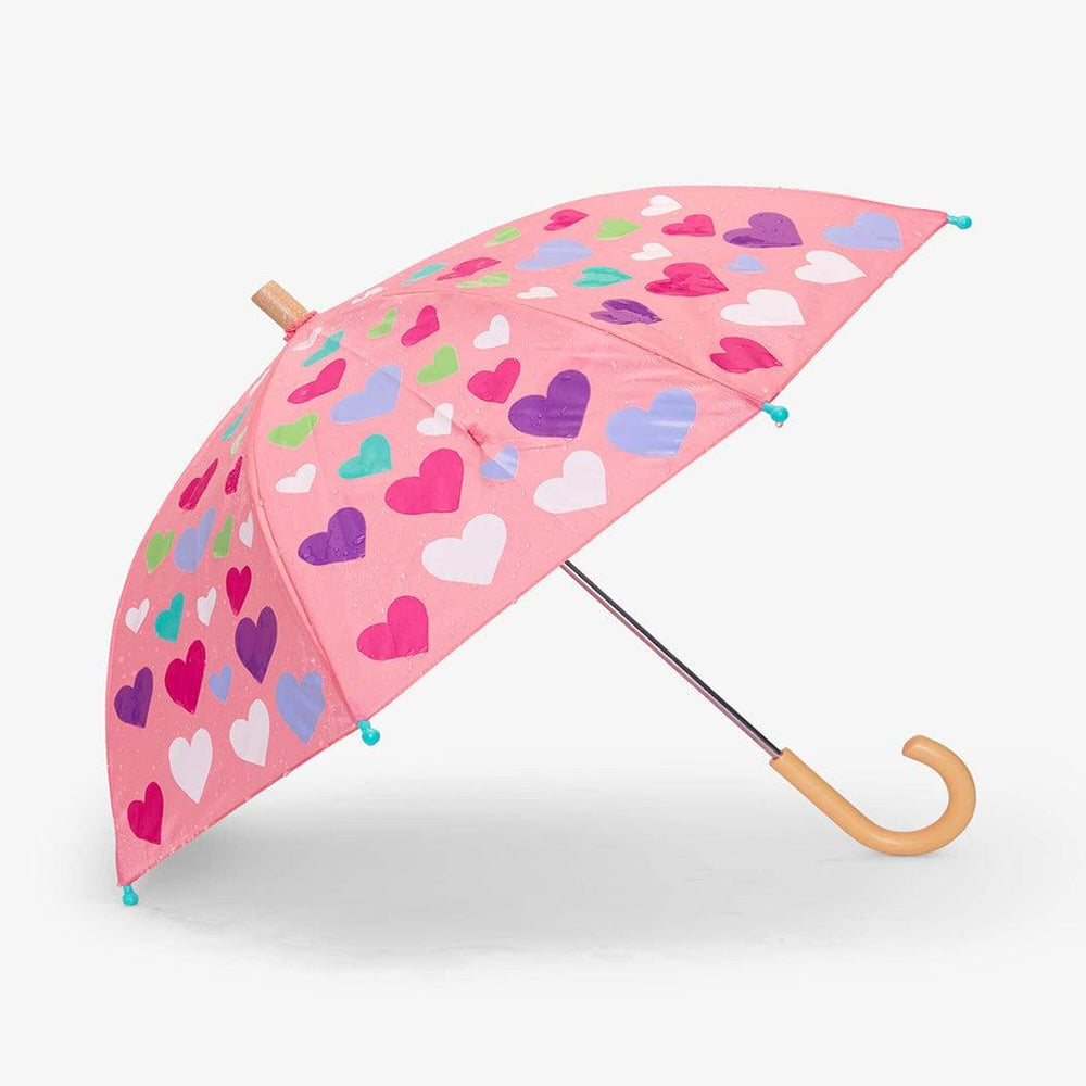 Hatley Hatley Colourful Hearts Colour Changing Umbrella