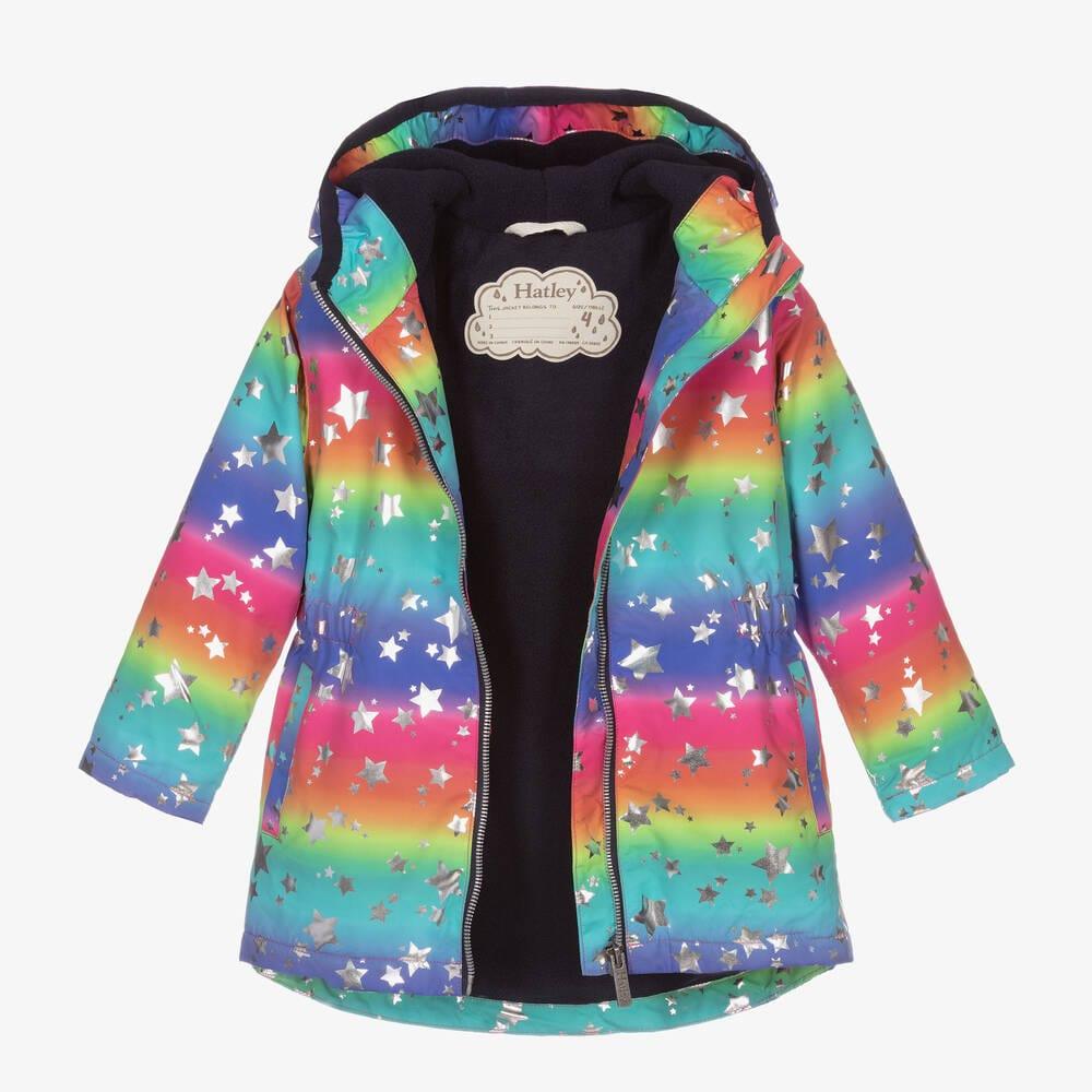 Hatley HATLEY Microfiber Rain Jacket | Lined |Gradient Rainbow