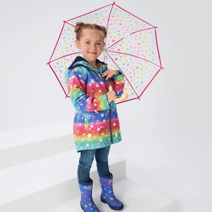 Hatley HATLEY Microfiber Rain Jacket | Lined |Gradient Rainbow