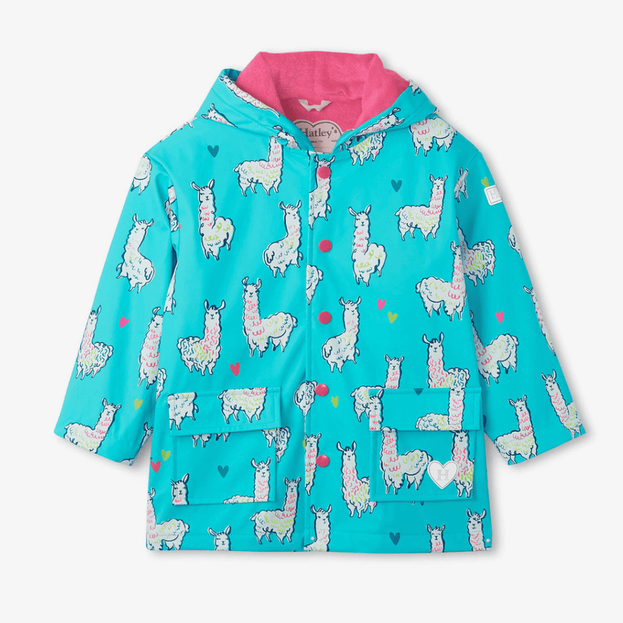 Hatley Size 3 HATLEY Raincoat | Adorable Alpacas