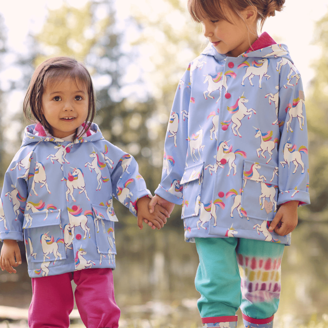 Hatley Size 3 HATLEY Raincoat | Unicorn Sky Dance