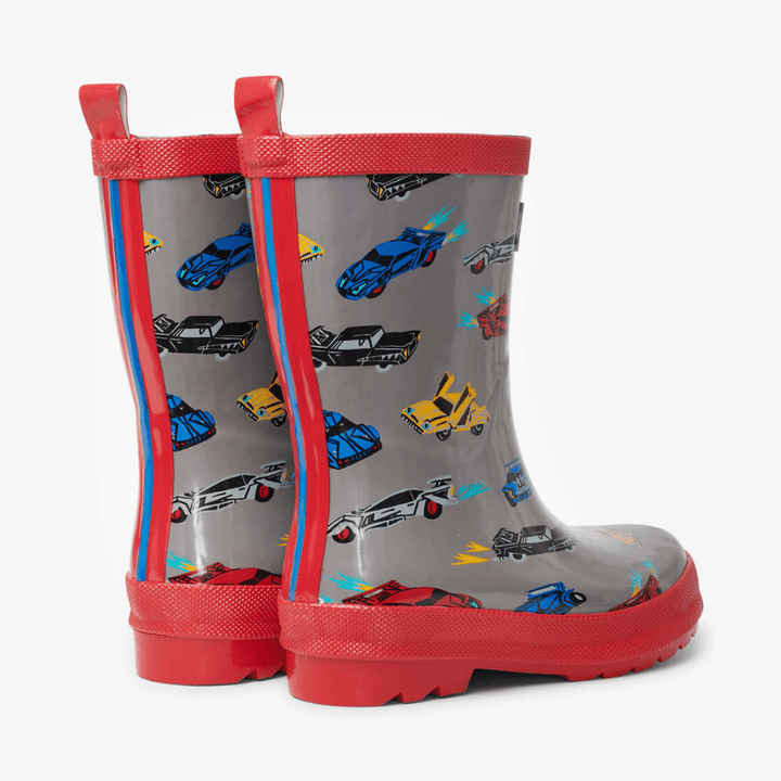 Hatley Hatley Cars Shiny Kids Rain Boots