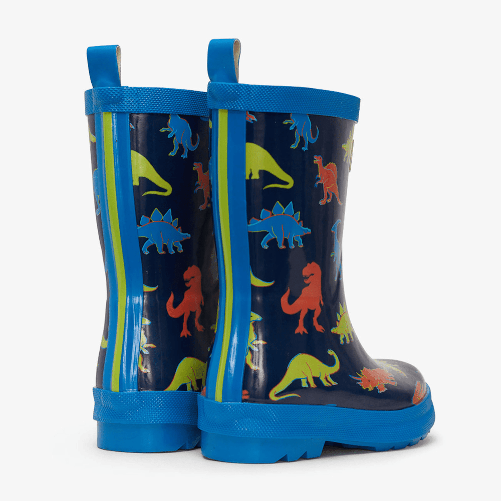 Hatley size 3 Hatley Linework Dinos Shiny Kids Rain Boots
