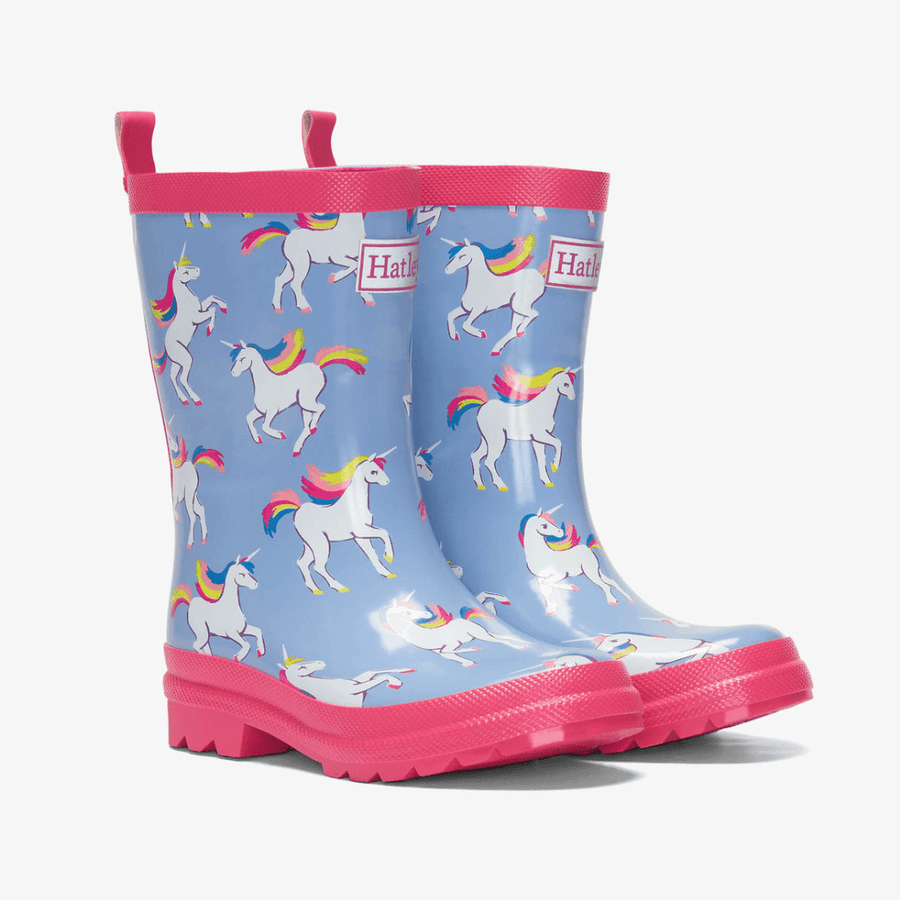 Hatley Hatley Unicorn Sky Dance Shiny Kids Rain Boots