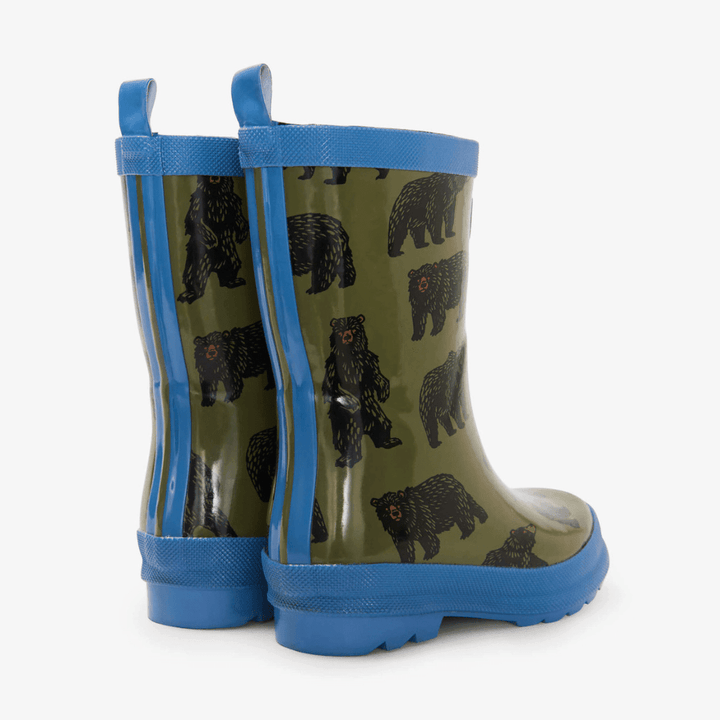 Hatley Hatley Wild Bear Shiny Kids Rain Boots