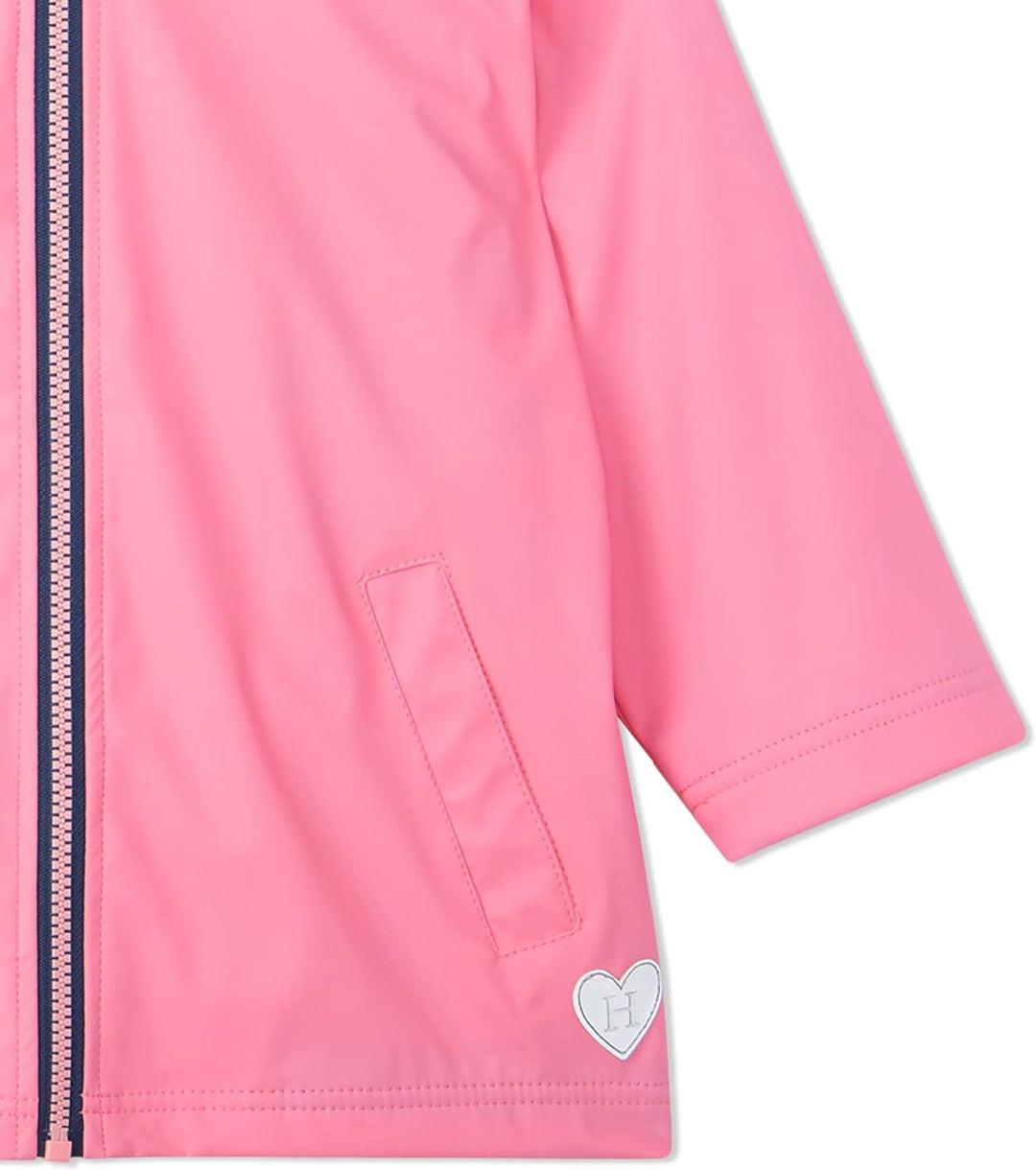 Hatley Hatley Pink Zip Up Splash Rain Jacket