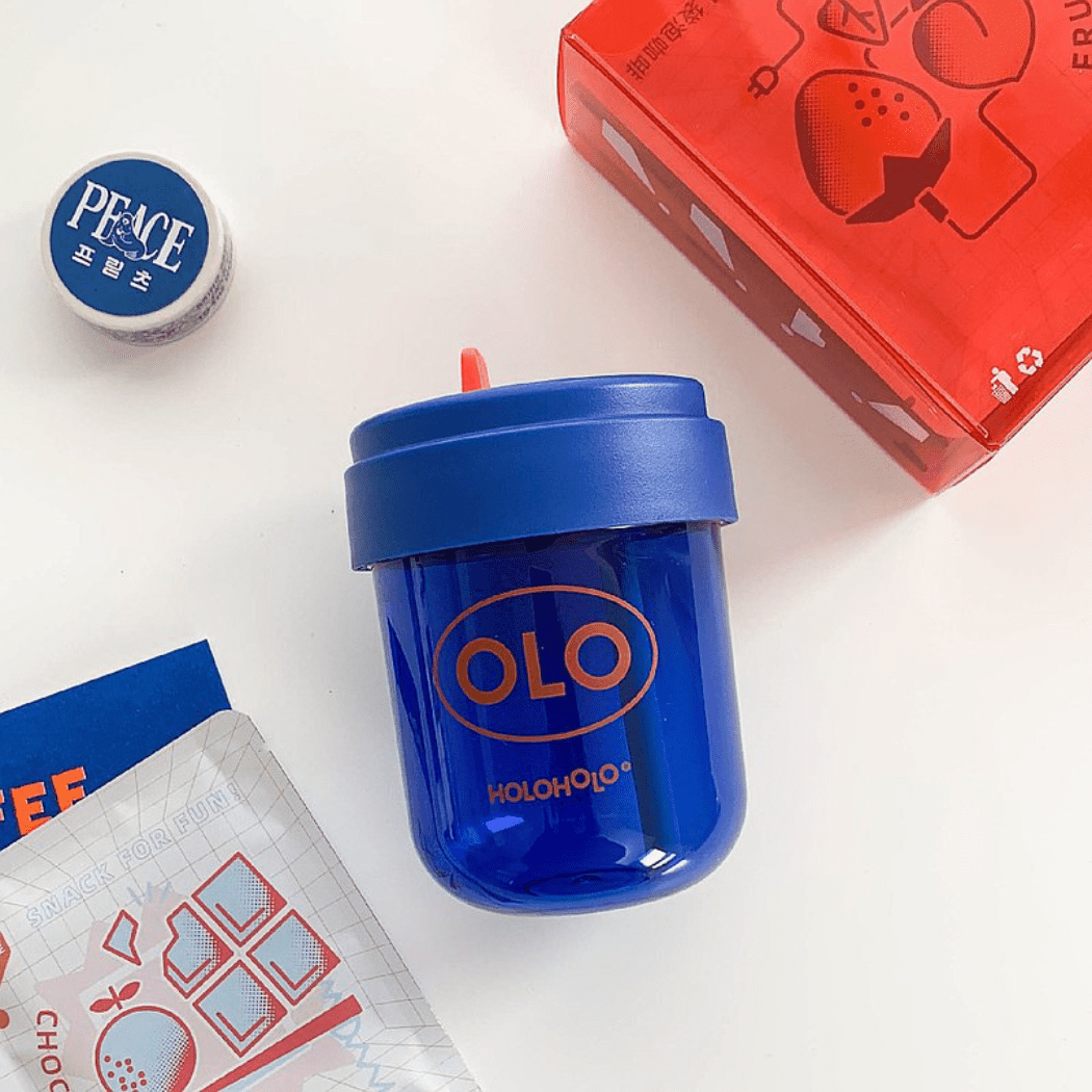 HOLOHOLO HOLOHOLO Heat-Resistant Reusable Coffee Cup Blue