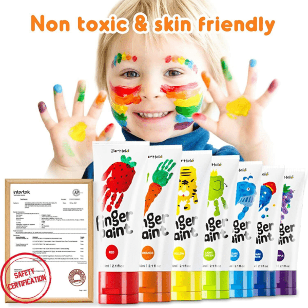 Jar Melo Jar Melo Finger Paint - 12 Colours Craft Kit