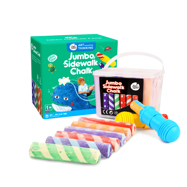 Jar Melo Jar Melo Washable Sidewalk Chalk - 24 Colours Kit