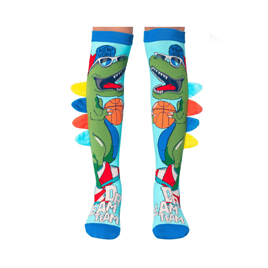 MADMIA Kids & Adults Age 6 - 99 MADMIA  Dinosaur Socks With Spikes