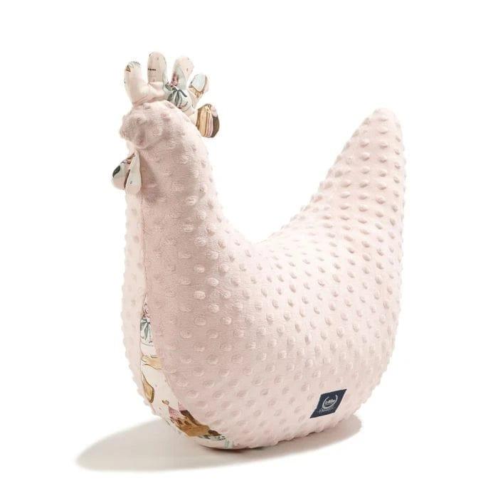 La Millou Pillow Copy of La Millou Dana's Hen Pillow PRINCE CHESSBOARD | Wind Blue