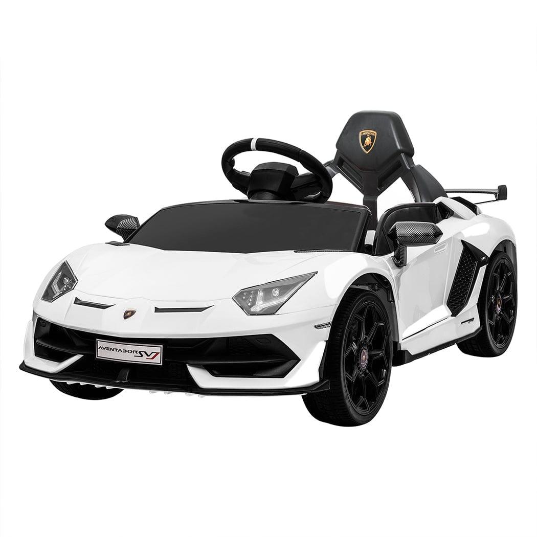 Lamborghini Kids Ride On Car with Remote Control White – Lupipop