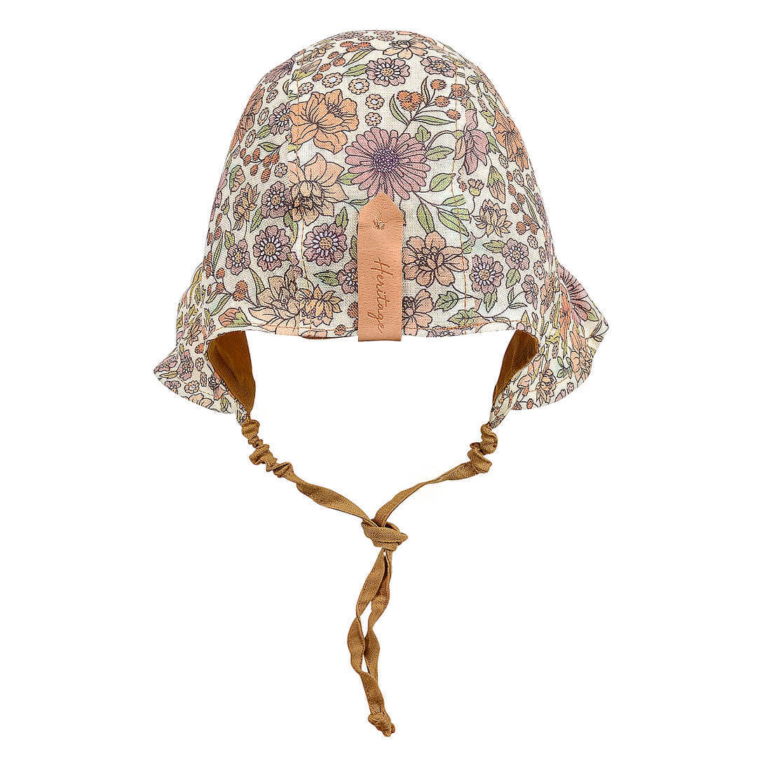 Bedhead Hats M Bedhead Heritage Reversible Ruffle  Bonnet Hat-Matilda/Maize