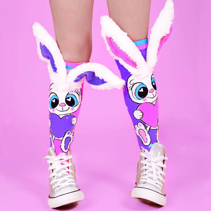 MADMIA Toddler Ages 3 - 5 MADMIA Funny Bunny Socks With Ears