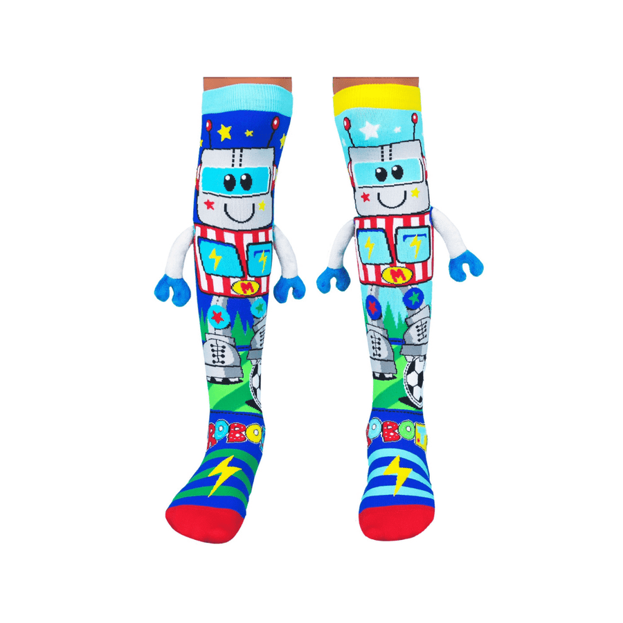 MADMIA Kids & Adults Age 6 - 99 MADMIA Robot Socks With Arms