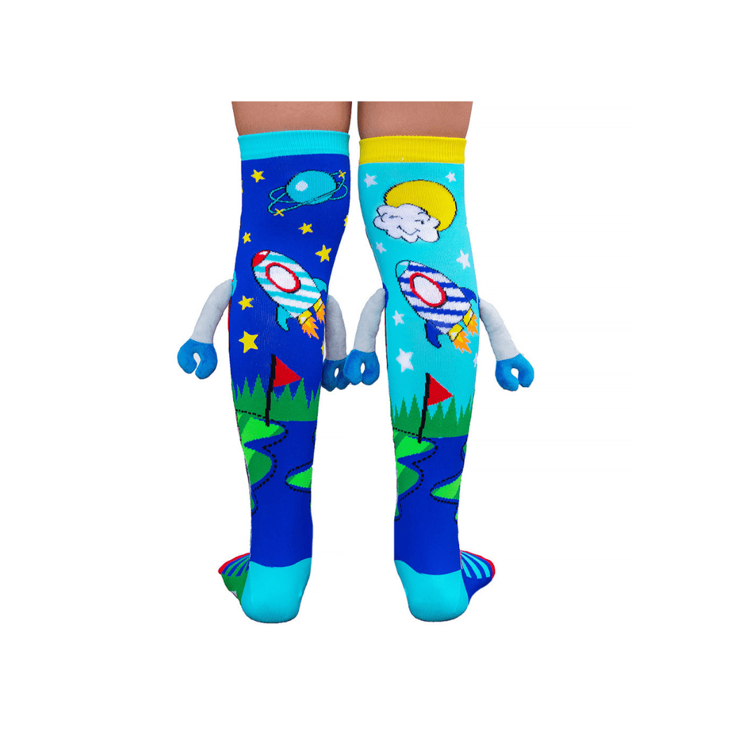 MADMIA Kids & Adults Age 6 - 99 MADMIA Robot Socks With Arms