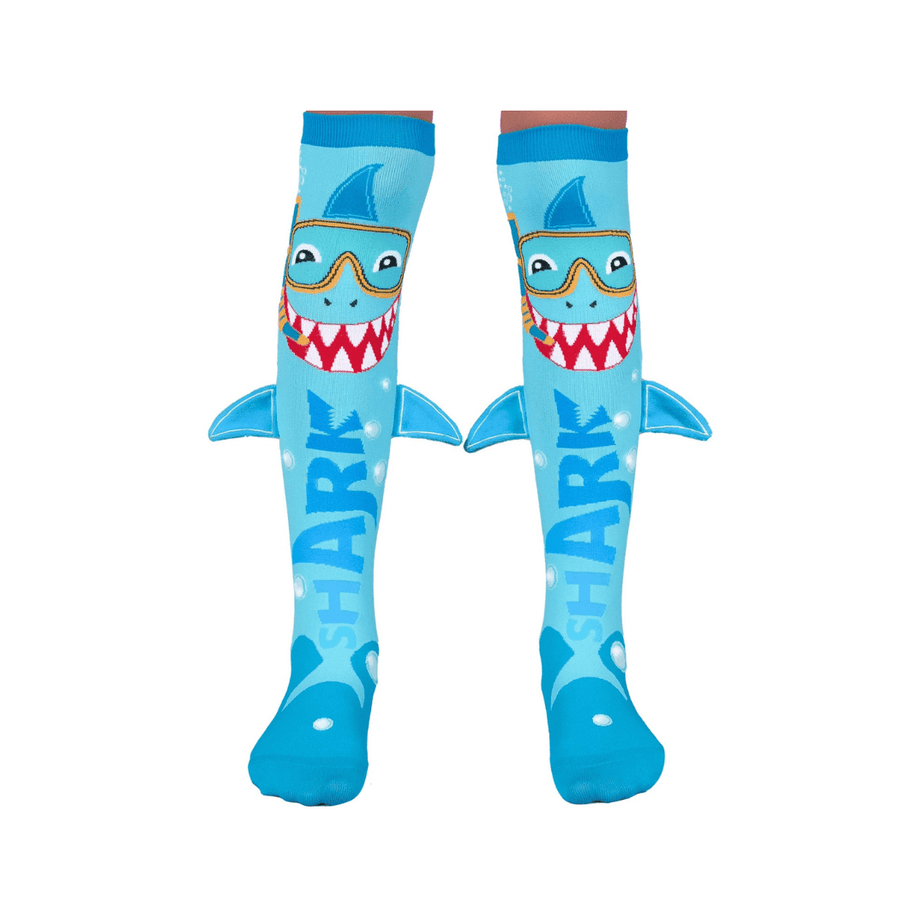 MADMIA Kids & Adults Age 6 - 99 MADMIA  Shark Socks With Spikes