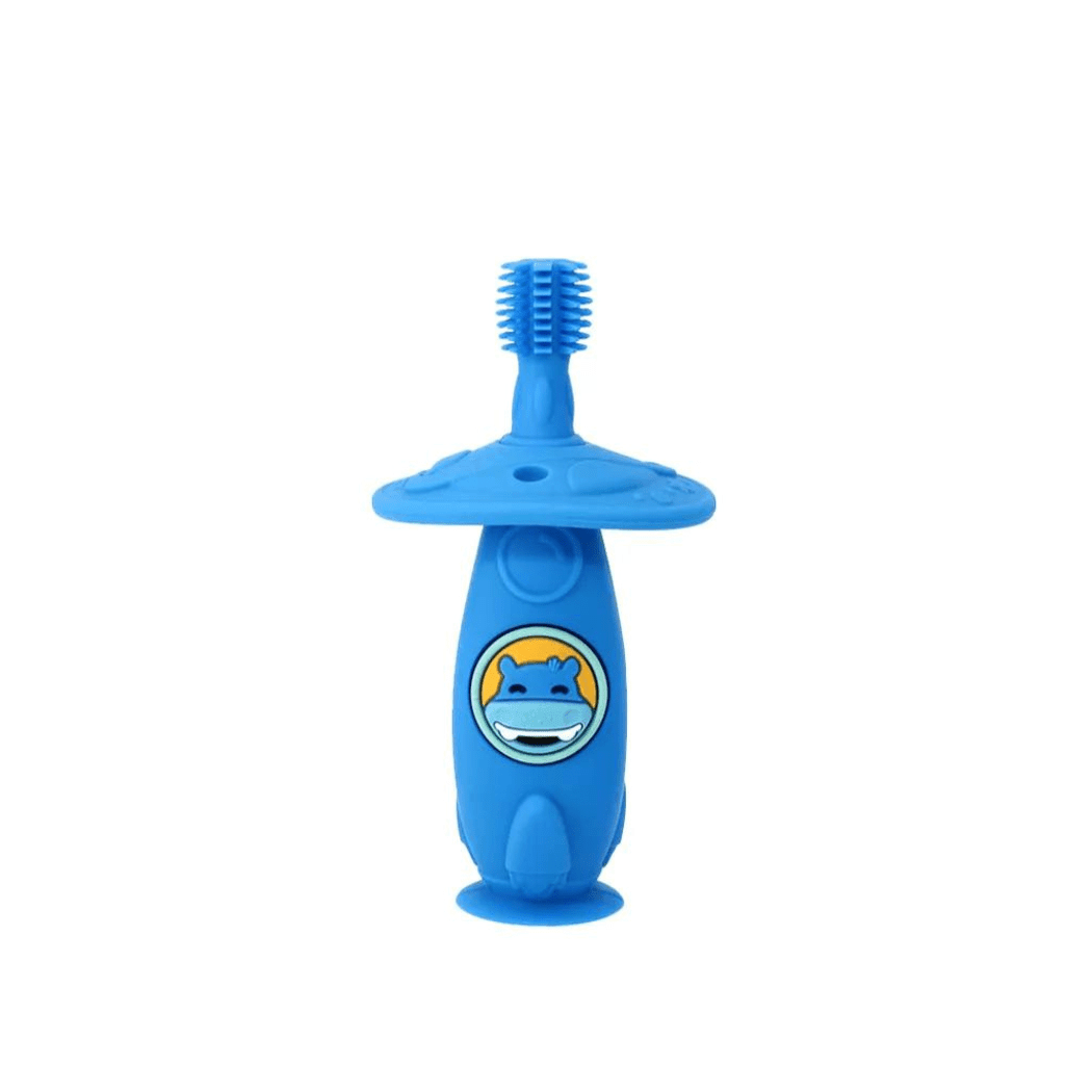 Marcus&Marcus Lucas the Hippo- Blue Marcus & Marcus -12M+ Self Training 360' Toothbrushes