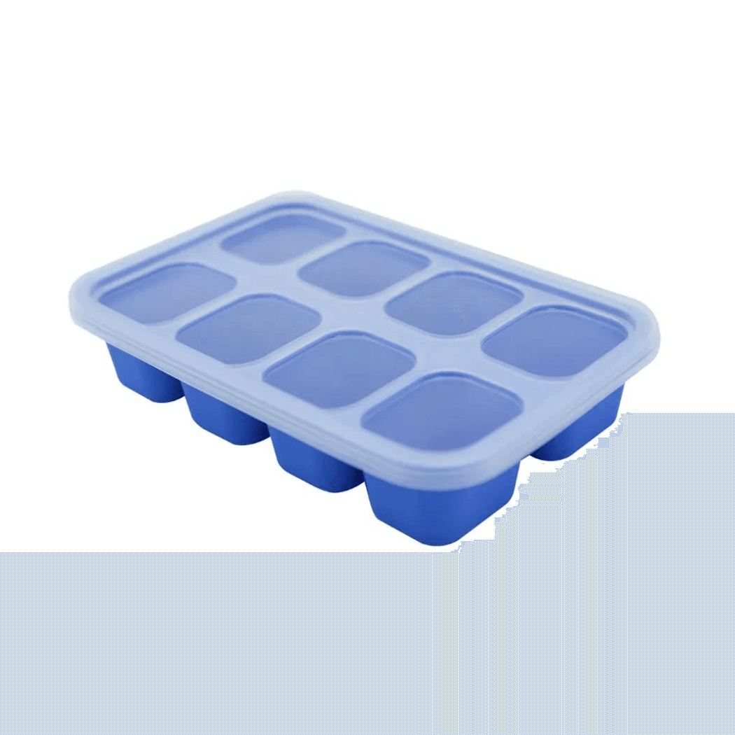 Marcus&Marcus Lucas the Hippo- Blue Marcus & Marcus-Food Cube Tray (1 o.z. x 8)