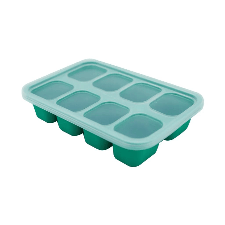 Marcus&Marcus Ollie the Elephant green Marcus & Marcus-Food Cube Tray (1 o.z. x 8)