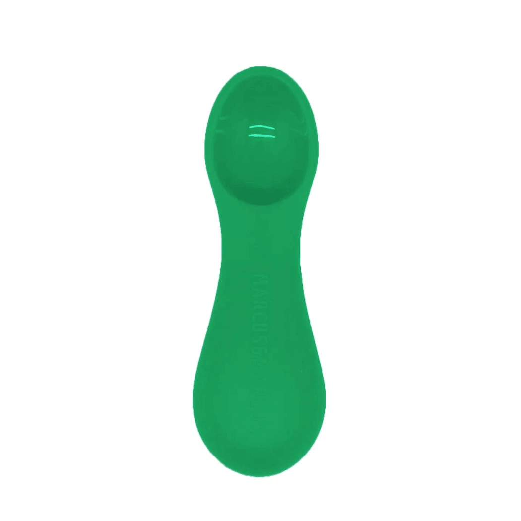 Marcus&Marcus Ollie the Elephant green Marcus & Marcus- Palm Grasp Self Feeding Spoon