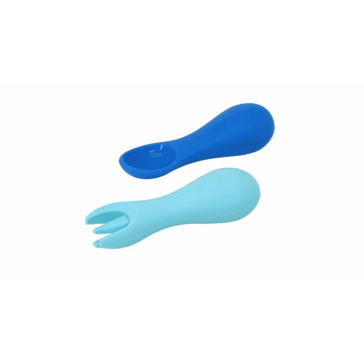 Marcus&Marcus Marcus & Marcus -Palm Grasp Silicone Spoon & Fork Set