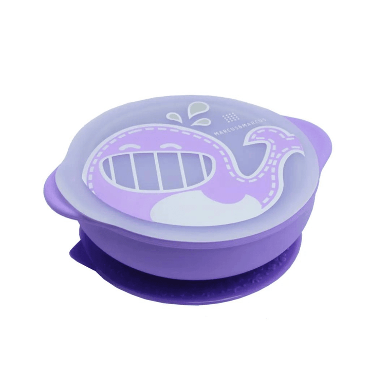Marcus&Marcus Willo the Whale-Purple Marcus & Marcus - Sunction Bowl with Lid