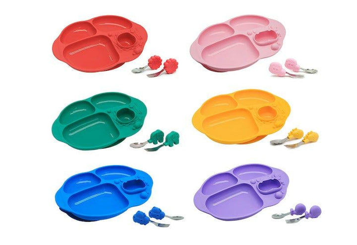 Marcus&Marcus Marcus & Marcus - Toddler Silicone Yummy Suction Dinning Gift Set