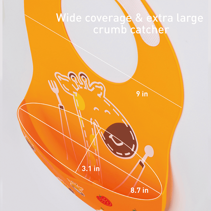 Marcus&Marcus Marcus & Marcus -Wide Coverage Silicone Bib