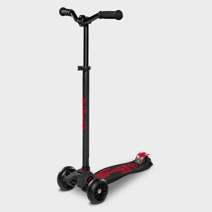 Micro Black Micro 3 Wheel Scooter | Maxi Deluxe Pro Scooter for 5-12 years
