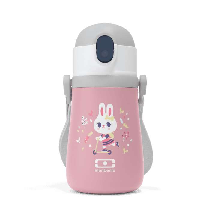 Monbento MB Stram Insulated Kids Bottle-Pink Bunny – Lupipop